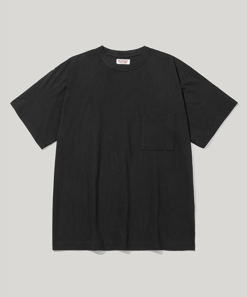RUSTICCLUB Vintage Inspired Pocket T-Shirt_Black