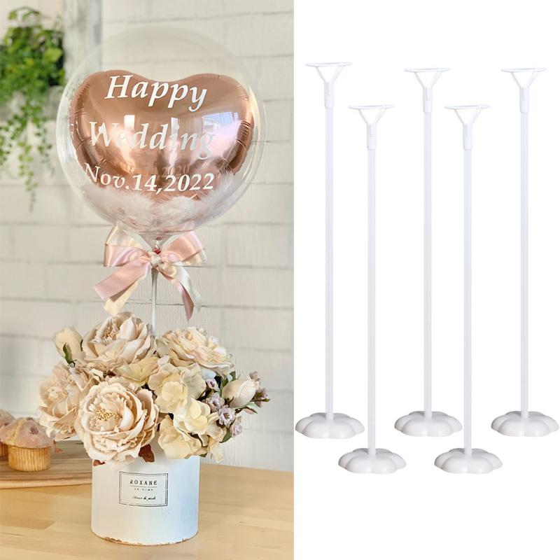Decoração para festa de aniversário Balões Suporte para mesa de casamento Balão Suporte para coluna Balão Vara Globos Acessórios de decoração para casa