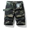Men's Fashion Camouflage Pocket Pants Cotton Five-point Shorts Overalls Shorts