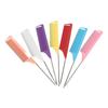 7 Colors Rat Tail Comb Set Fine Tooth Hairdressing Stainless Steel Pintail Heat Resistant Tail Parting Comb