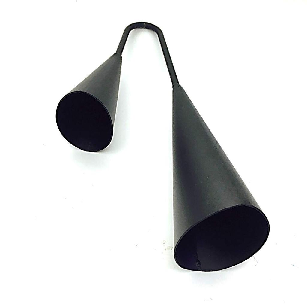 Agogobell Cowbell Samba Percussion Instrument, 27cm with Sticks and Mallets, Small Percussion Instrument