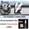 For Polestar 3 2024-2026 Car interior GPS navigation matte anti-glare protective film LCD screen tempered glass film refit