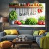 2D Flat Print Farm Fresh Produce Backdrop Cooking Party Background Cloth