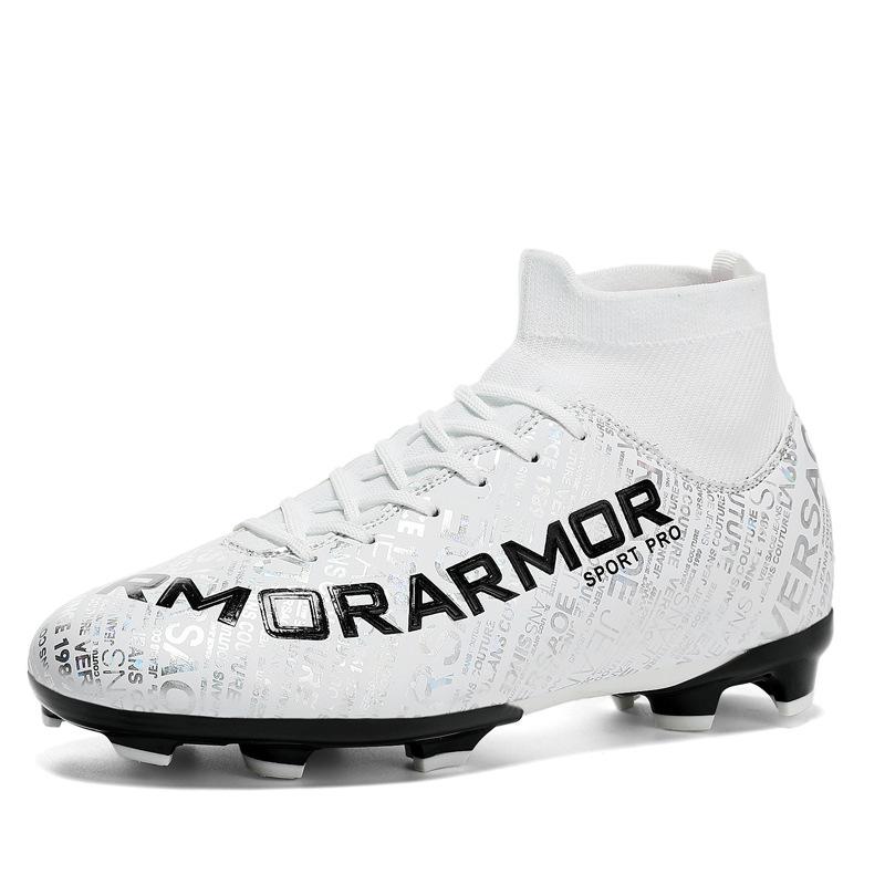 Football shoes men's and women's tf broken nails ag nails students children's high-top primary and secondary school sports training sports shoes