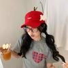 Peaked Embroidered Letter Hat Sunscreen Creative Fruits Cap Casual Fruits Baseball Cap  Girl
