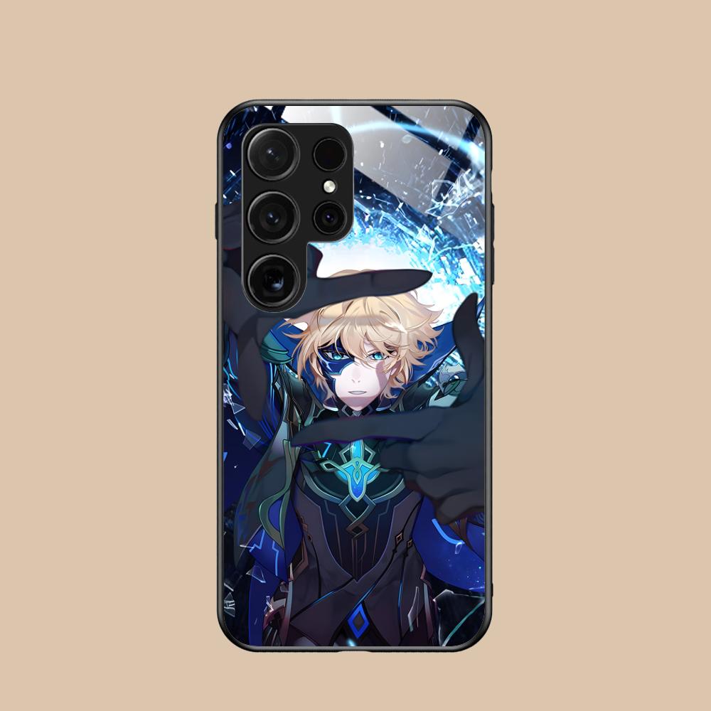 

Game GI Dainsleif Phone Case for Samsung Galaxy S26 S25 S24 S23 S22 S21 S20 Note20 Plus FE Ultra Glass Protective Cover Galaxy Note20 Ultra