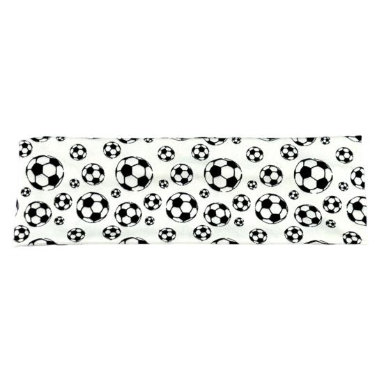 

Unisex Headband Football Themed Print High Elasticity Hair Band Non-Slip Design Moisture-wicking Running Headband белый