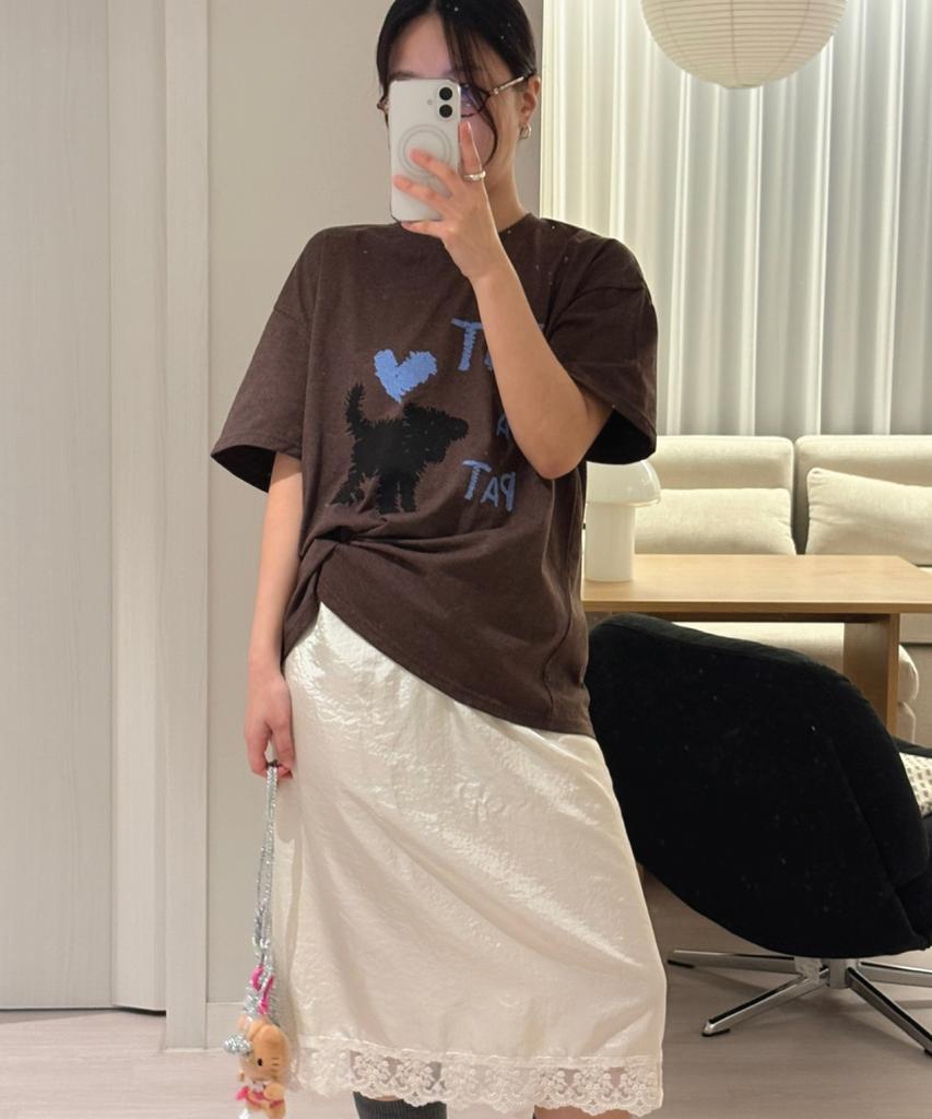 Liendeuko Pit A Pat T-Shirt_Brown