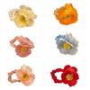 Ponytail Holder Flower Hair Tie Cloth Elastic Hair Band Large Intestine Hair Ring  Daily