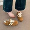 Popular retro flat-bottomed German training shoes women's 2025 autumn new light and comfortable color matching versatile niche casual shoes