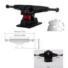 Slagvastheid 5-inch Skateboard Trucks Dubbele Rocker Skateboard Brug Buitensporten
