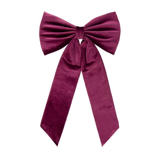 

Большие бархатные банты на Рождество 15x30 дюймов Гигантский бант для венка Верхушка для рождественской елки Ленточные банты для рождественского праздника Домашний настенный уличный внутренний декор E