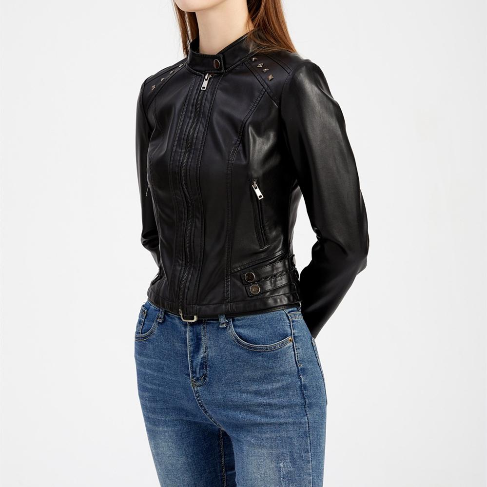 YYFS Chemisier et chemises à manches longues et col montant pour femme, veste décontractée, couleur unie, imprimé, mode printemps-automne, S-4XL