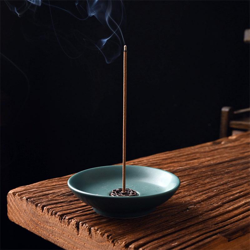 Colorful Small Ceramic Incense Holder for Sandalwood and Agarwood