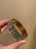 Retro French Crystal Open Cuff Bracelet for Women - Elegant, Personalized & Trendy