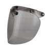 MAKUMINORS Helm Bubble Jethelm Motorrad Blitzlicht Brauner Schild, Schild, Öffnen/Schließen, Winddicht, Sonnenschutz, Sonnenbrille, Schutzbrille,