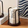 Desktop Disposable Cup Storage Holder with Longer Stick Mug Display Stand Paper Cup Shelf  Home
