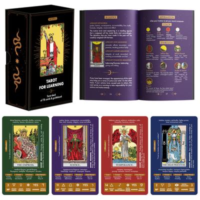 Wyspell Öğrenme Tarot Anlamlı Tarot Kartları Anlamlı Başlangıç Tarot Destesi Rehber Kitaplı Başlangıç Kartları - - -