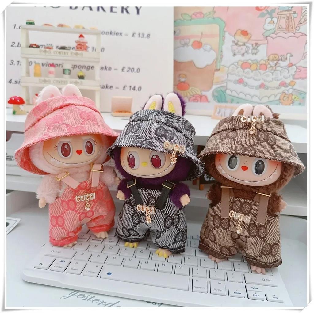 Ropa para muñeca Labubu V1 V2 V3 conjunto de monos Labubu GG accesorios para muñecas a juego de colores blythe doll clothes