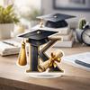 Alphabet Design Graduation Decorations 2D Flat Desktop Ornament Graduation Gifts  Celebration