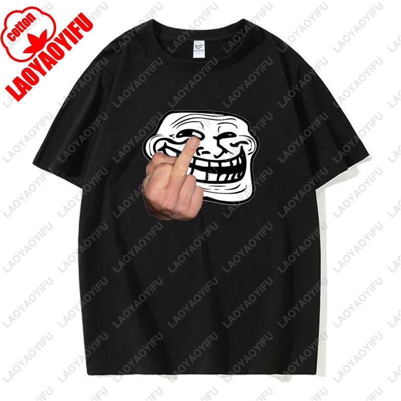Internet Emoticons in The 90s Rage Comic Tshirt Funny Clothing Offensive Unique Fashion Summer Short Sleev Hipster Tops Gift