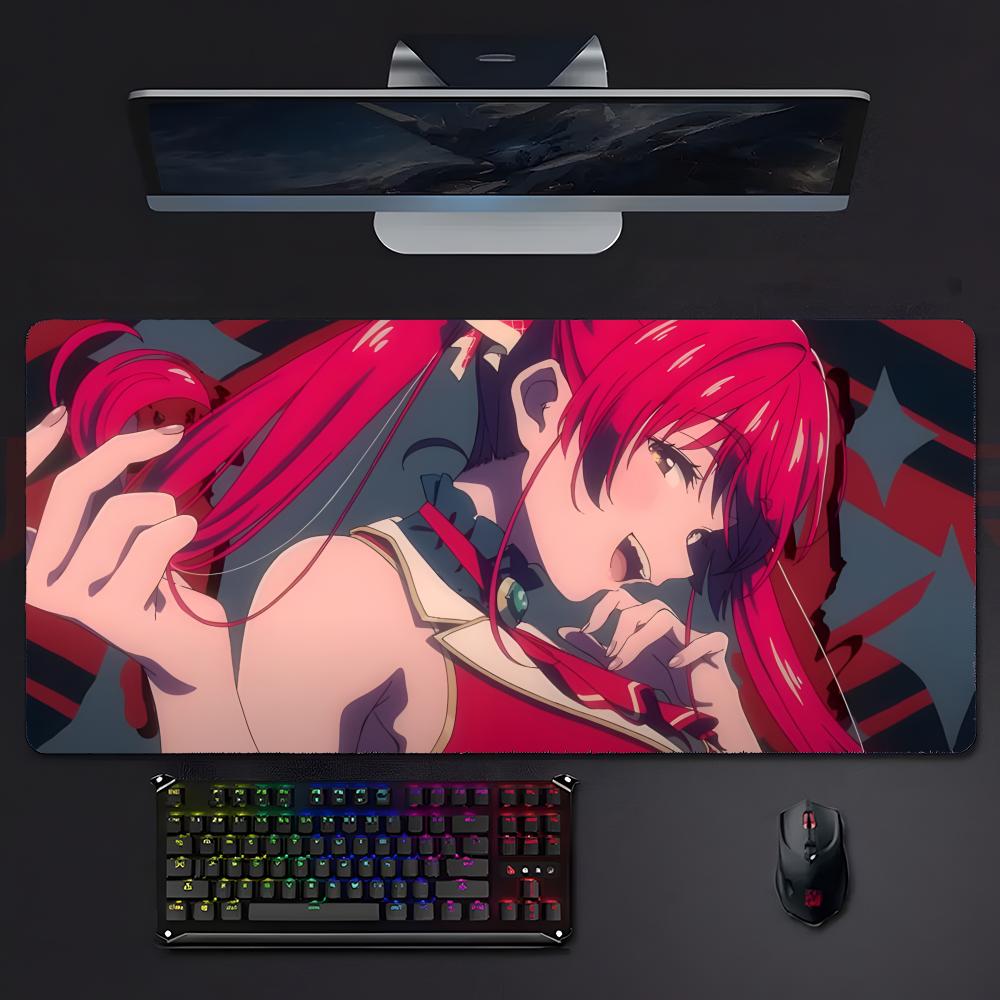 Virtual Idol Charming HHoushou MMarine Mouse Pad Large Gaming Mousepad with Stitched Edges Thickened Desk Mat PC