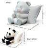 Creative Lazy Panda Figurine Simulated Panda Statue Desk Decoration Animal Model  Home Desk