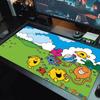 Mr. Men Little Miss Custom Name Large Size Mouse Pad Large Gaming Table Cushion Non-slip Laptop Tablet Big Mousepad XXL Mat Mini PC Playmat With Lock 
