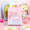 Diary Notebook with Lock Cute Pattern Smooth Writing Creative Password Book Cartoon Diary Child Gift