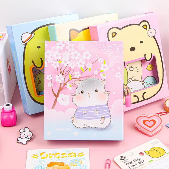 Diary Notebook with Lock Cute Pattern Smooth Writing Creative Password Book Cartoon Diary Child Gift