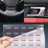 Neuer Auto-Innenraum 3D-Aufkleber Mittelkonsolen-Aufkleber Emblem Abzeichen für T Sline B7 B8 B9 A3 8P 8V 8L A5 A6 C6 C5 C7 4F A1 A7 A8 Q2 Q3