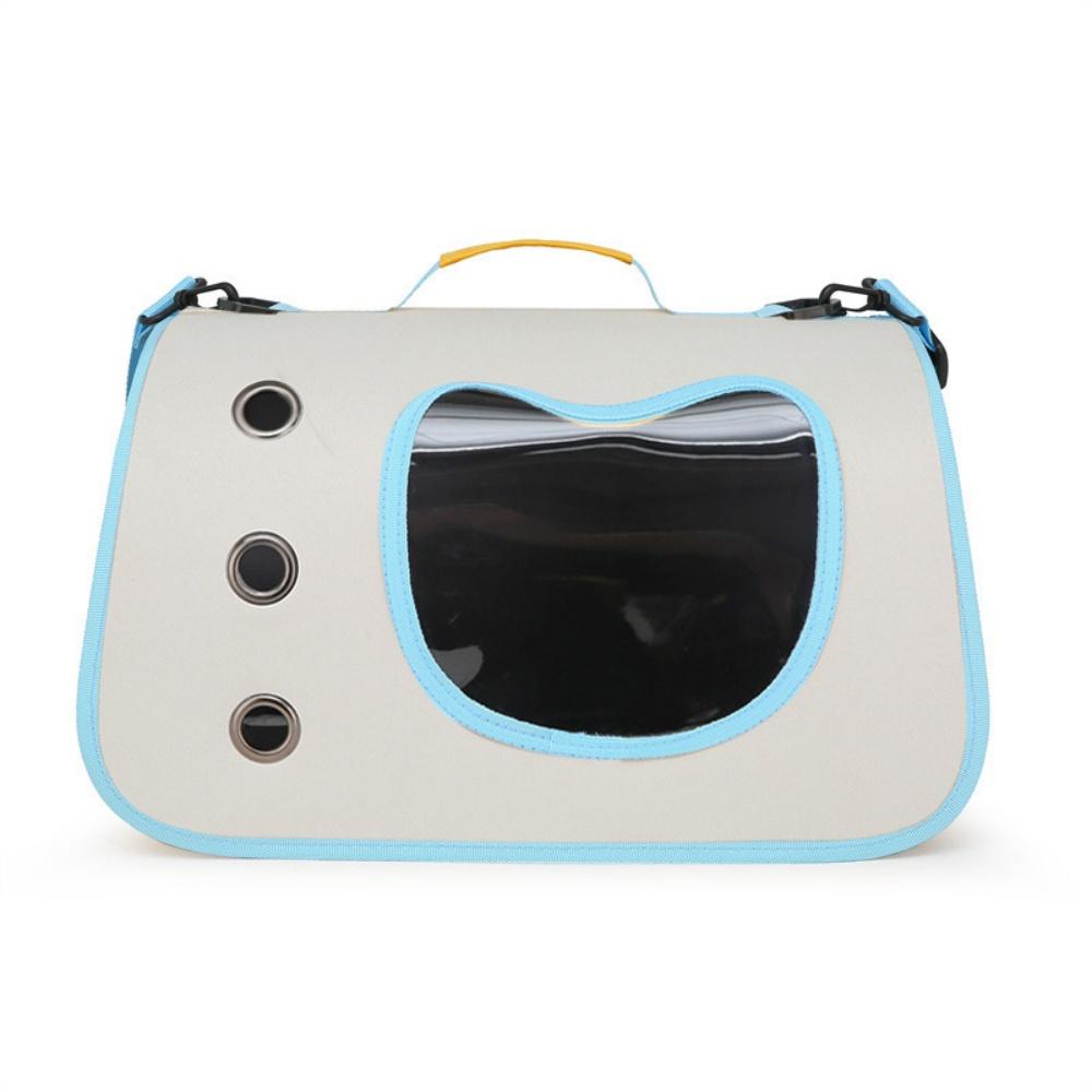 Pet Shoulder Crossbody Bag Breathable and Portable Pet Outing Cat Dog Backpack Outdoor Travel Handbag Foldable Outing Pet Bag