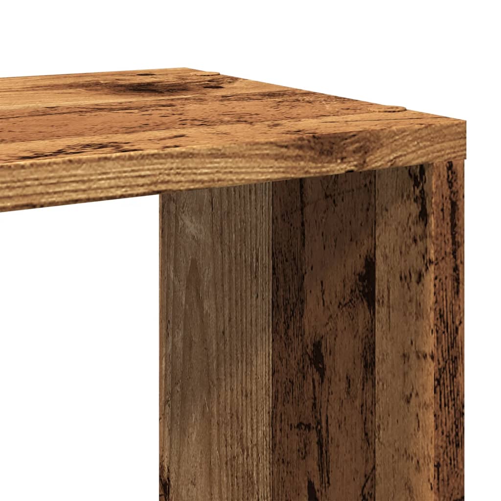 TV Stand Rustic Wood Look 100 x 24 x 32 cm Engineered Wood