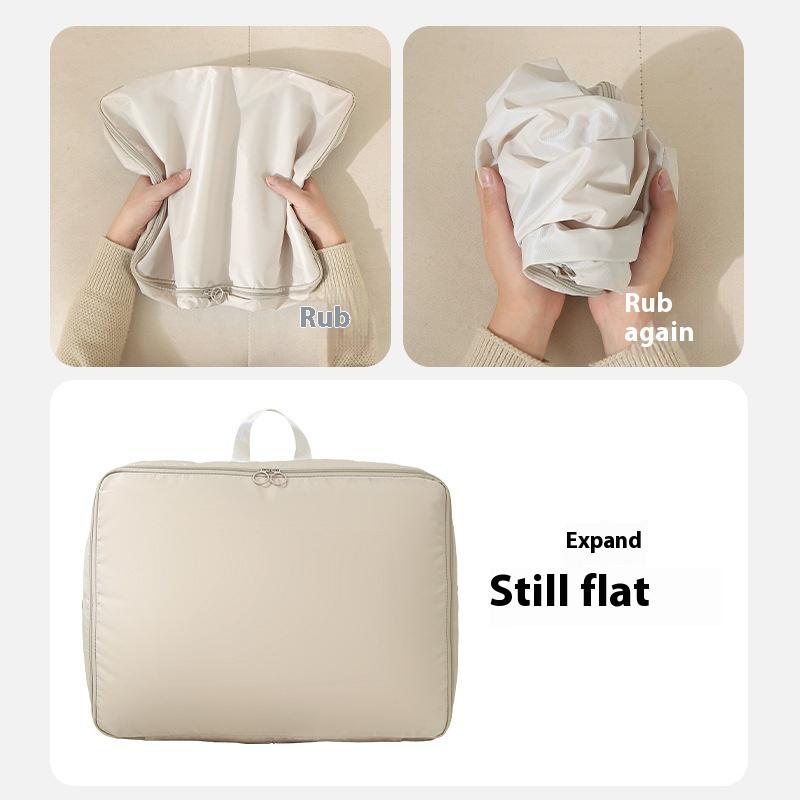 Travel Compression Packing Cubes Storage Bags for Down Jacket Travel Supplies Large Capacity Travle Bag for Down Cotton Quilt