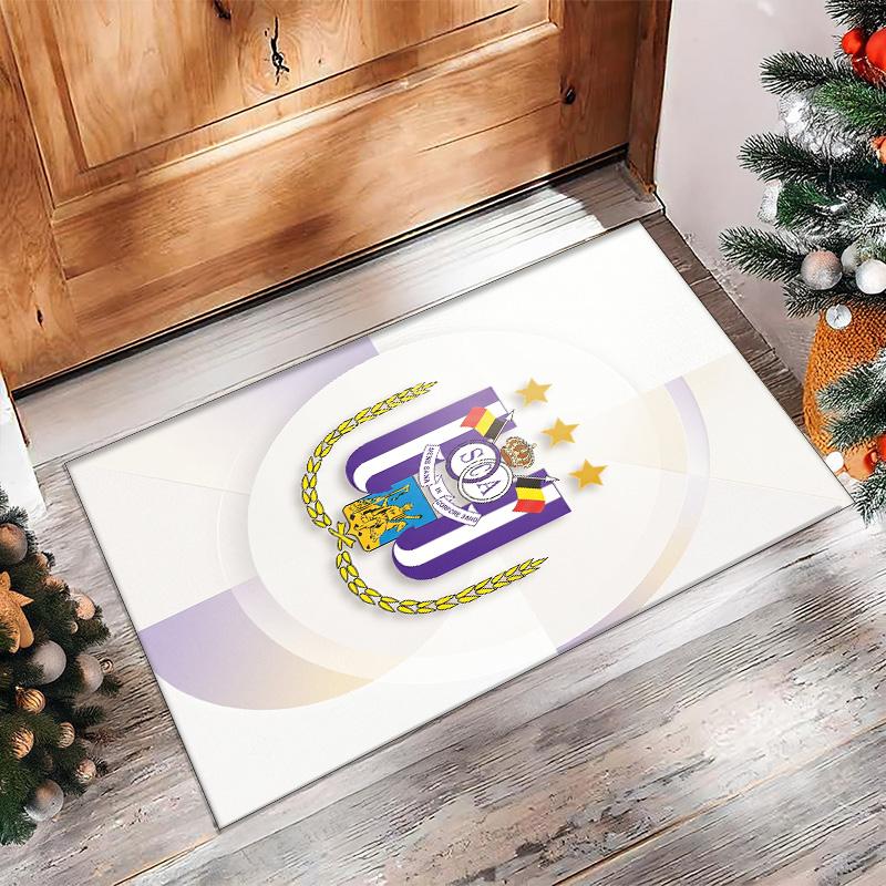 Anderlecht FC Voetbal Patroon Zacht Vloerkleed Antislip Binnen Vloerkleed Sport Decoratie Mat voor Slaapkamer
