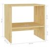 VidaXL Bedside Table 40x30.5x40 Cm Solid Pine Wood 808053