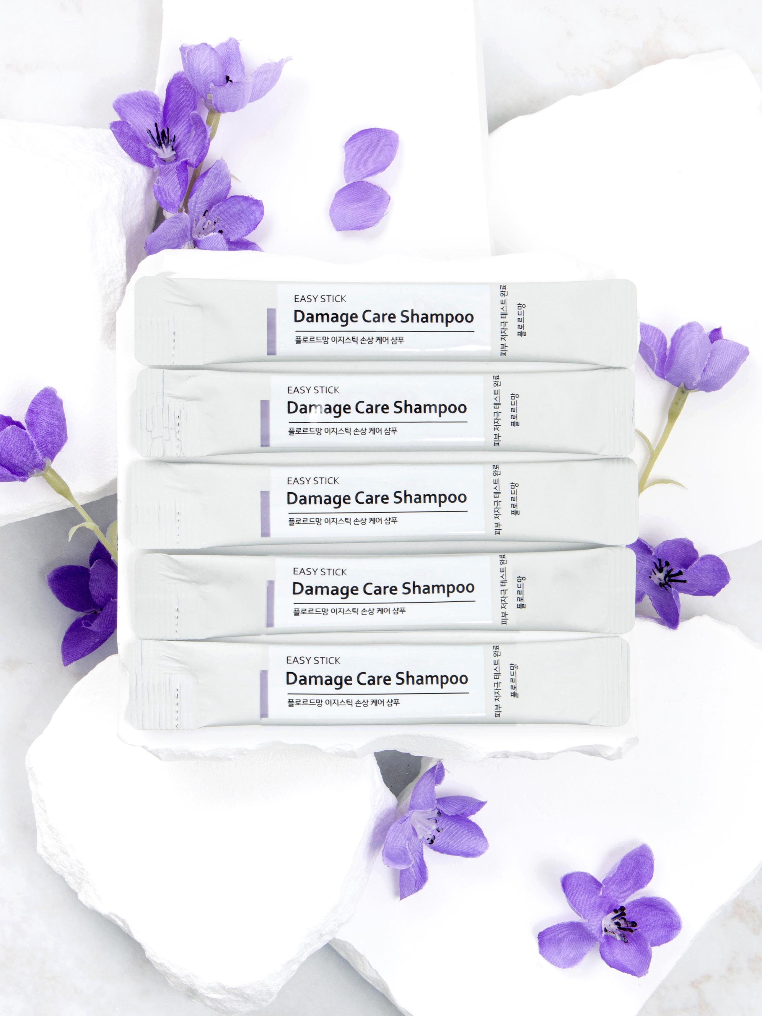 Flore de Man Easy Stick Shampoo - 8ml x 5 Single-Use Packs 1ea