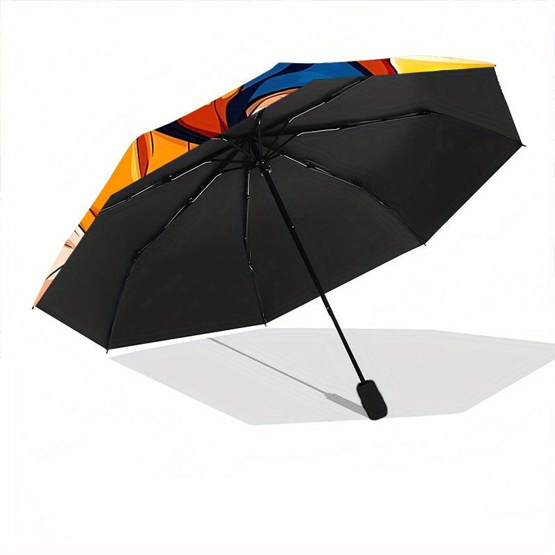 1pc Dragon Ball Z Automatic Umbrella 8-Bone Design Compact Gear for Outdoor Travel, Perfect Gift for Friends or Family yy280828144