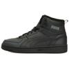 Rebound Joy Fur Comfortable Round Toe Cushioning Abrasion Resistant High Top Basketball Shoes Unisex Black 375576-04