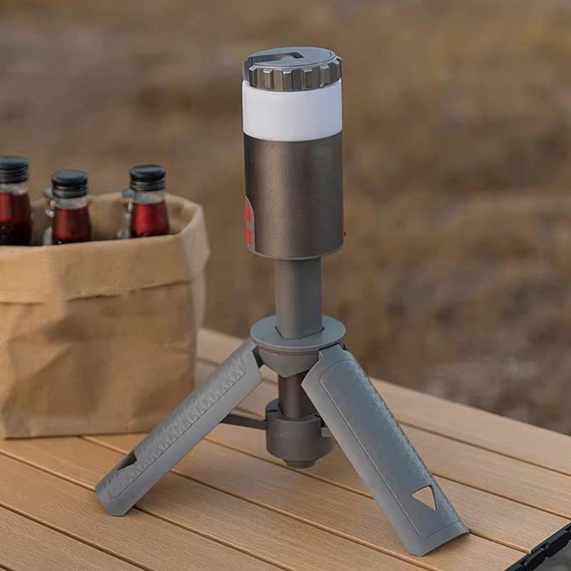 Watertight Rechargeable Camping Tent Light 5 Light Modes Outdoor Camping Lanterns Light, Height & Brightness Adjustable