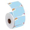 140/230Pcs DIY Blank Label Sticker Rainbow Self-Adhesive Thermal Paper  Shipping Labels