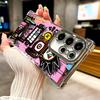 Graffiti Fashion Art Soft Phone Case For Samsung Galaxy S26 Ultra S25 Edge S24 FE S23 Plus S22 S21 + S20 Plating Anti-Fall Funda