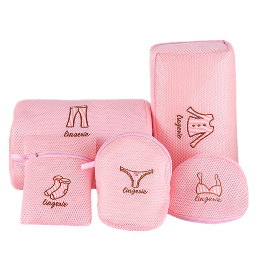 5 ks Odolná velká sada pracích sáčků Síťovaný organizér, Síťka pro skladování podprsenek, ponožek, spodního prádla, oblečení