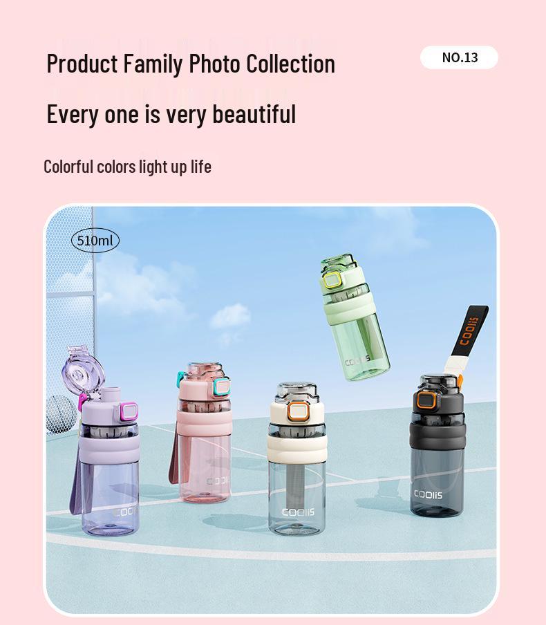 Coolleesi 660ml Tritan Student Sports Water Bottle for Men & Women - Stylish & Portable 2026 Model