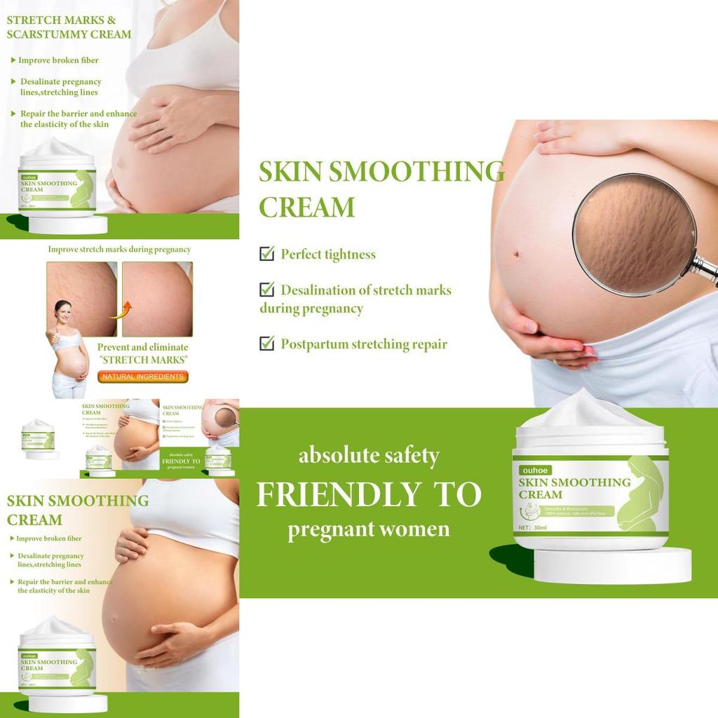 Ouhoe Skin Smoothing Cream Moisturizing Formula For Scar Reduction And Stretch Marks