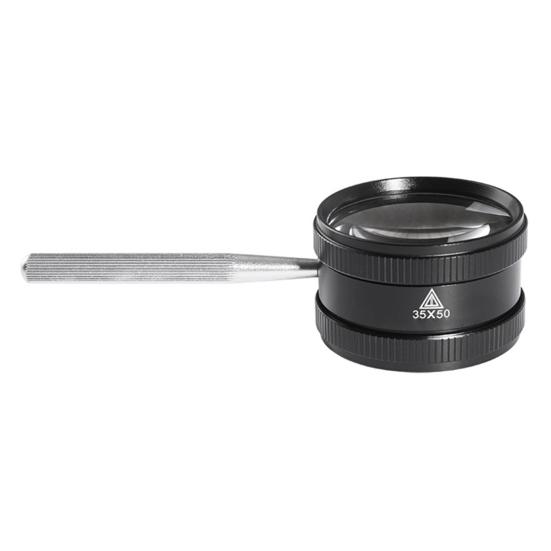 35 x 50 mm, 35-fache tragbare optische Lupe, hochklare Handlupe zur Schmuckidentifizierung