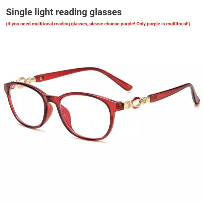 

Новые прогрессивные мультифокальные очки для чтения 3 в 1 для женщин, очки с защитой от синего света, легко смотреть вдаль и вблизи +1.0 до +4.0 +1.0