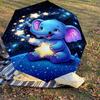 1PC Elephant Umbrella-8-Rib Reinforced, Automatic Open, Lightweight & Durable, Fashion Accessory for Outdoor, J0379
