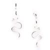 Les Trésors De Lily [K7184] - Silver 'Tentation' Silver Earrings (rhodium-plated) - 46x10 Mm