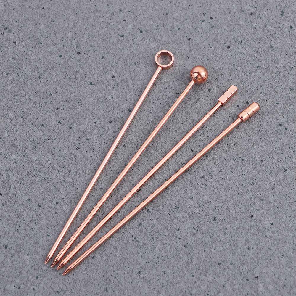 Reusable Party Bar Decoration Kitchen Tools Toothpicks Fruit Sticks Fruit Fork Cocktail Picks